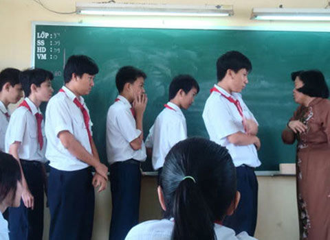 Sau giờ tới lớp